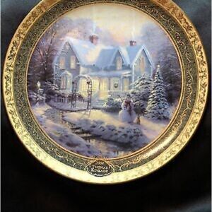 Thomas Kinkade “Blessings Of Christmas” 6th Issue 2004 Plate
